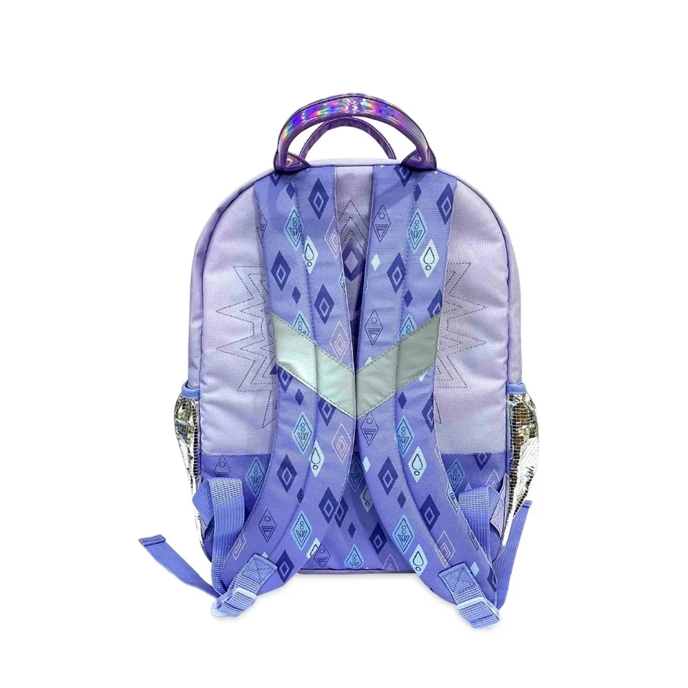 Disney Frozen Anna Elsa Lenticular Holographic Backpack School Bag Tote Handles